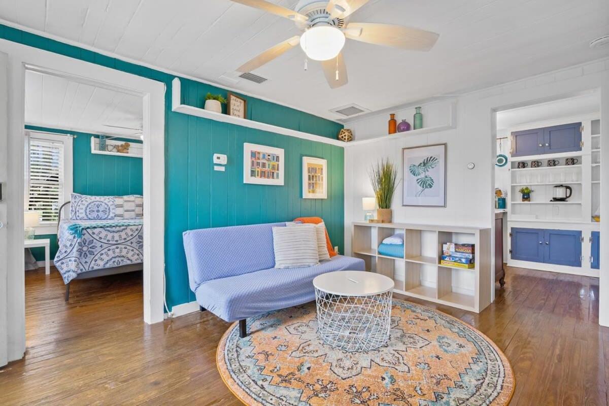 Marvelous Mermaid Bungalow, Dog-Friendly Upstairs Apt In Prime Vilano Beach St. Augustine Zewnętrze zdjęcie